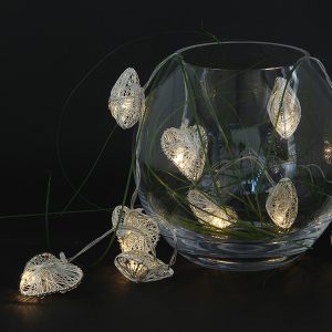 Lichterkette 10 LED Oriental Herzen 1.2m warmweiß