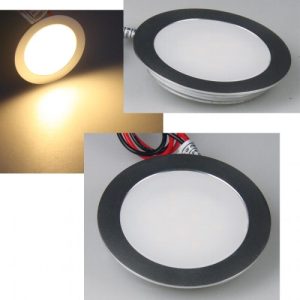 LED Einbauleuchte IP67. 9 LED. 12V. 0.5W. warmweiß