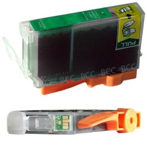 Druckpatrone grün mit Chip. kompatibel. Art CK8G -Chip