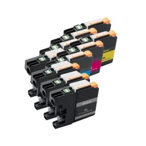 Sparset: 10 Patronen für Brother BS121-10-Chip