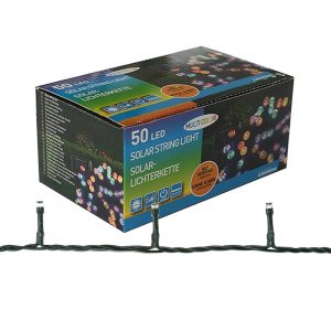 Solar Lichterkette 50 LED 6.5m Multicolor