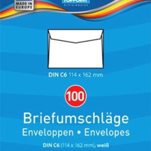 Briefumschläge. DIN C6. 100 Stück