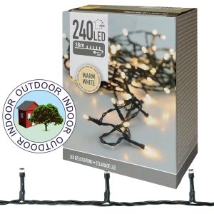Lichterkette 240 LED 21m warmweiß