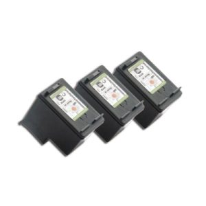 Druckerpatronen XL Sparset 3 Stück H336rw. ersetzen HP 336 / C9362EE schwarz
