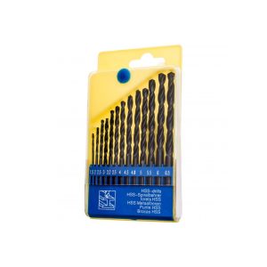 Metallbohrer Set 13-teilig. HSS 1.5mm bis 6.5mm. Zylinderschaft