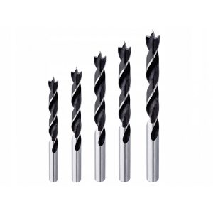 Holzbohrer Set 5-teilig. 4mm bis 10mm. Zylinderschaft