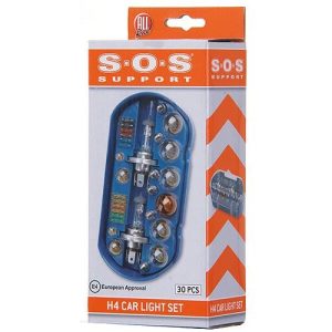 Kfz Lampen- / Sicherungsset H4. 30 Teile