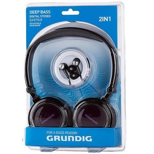 Grundig 2in1-Kopfhörer mit In-Ear-SET