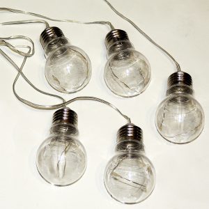 Lichterkette 5 Birnen mit 15 LED 1.2m