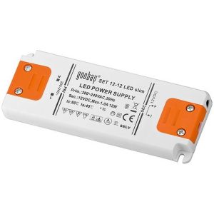 LED-Transformator super slim. 12W. 12V Gleichstrom