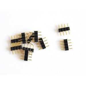 LED 4 Pin Kupplung Lötstift Stecker