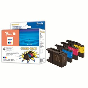 Druckpatrone Peach Combi-Pack PI500-74 für Brother LC1280