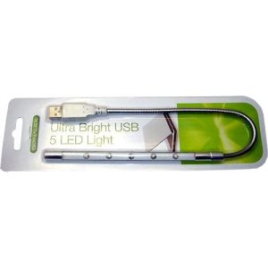 USB LED-Lampe. 5 LEDs – Ultra Bright
