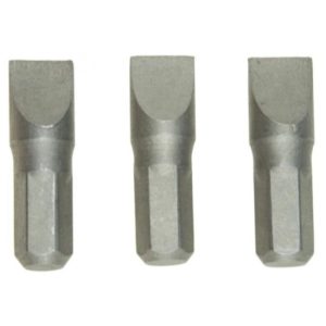 SL6 Schlitz Bits. 3 Stück Bit Schraubeinsätze Länge 25mm