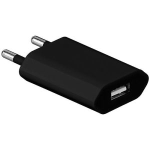 USB Lade-Adapter 100V-230V 1000mA. schwarz