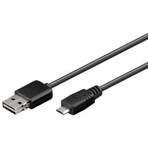 USB-A- Stecker > micro B- Stecker. 2m – Easy