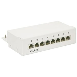 Patch Panel CAT5e 8Port. geschirmt