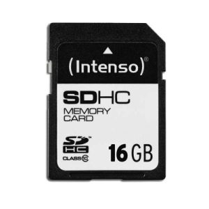 SDHC Card. Class 10. 16.0 GByte Intenso