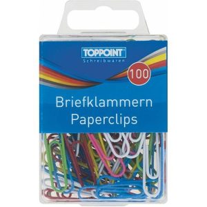 Büroklammern. bunt. 28mm. 100er-Pack