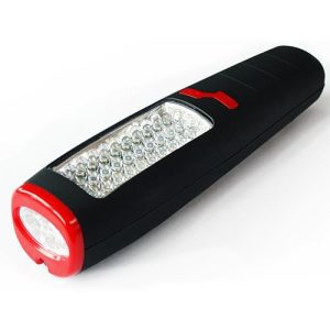 LED-Arbeitsleuchte mit 30 LEDs + 7 LEDs. Magnet. Haken