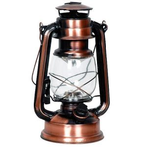 LED Laterne Kupfer Vintage-Style Batteriebetrieb
