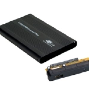 USB 2.0 Festplattengehäuse für 2.5″ HDDs. IDE