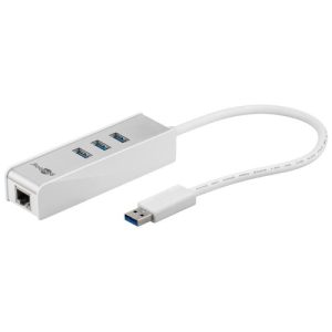 USB 3.0 – 3 Port Hub + Ethernet
