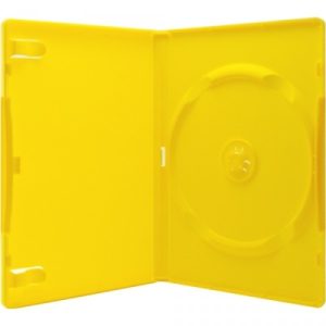 DVD-Hülle. 1 Stück. einfach. yellow