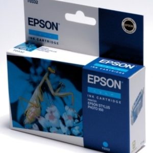 original Epson Tintenpatrone cyan. Art TPE332