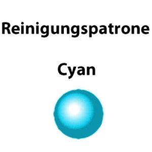 Reinigungspatrone Cyan. Art TPErx420rcy