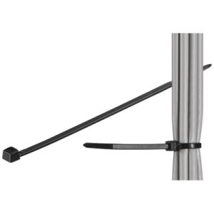 Kabelbinder. 100mm x 2.5mm. schwarz. 100 Stk.