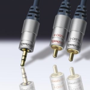 Stereo-Kabel Cinch/Klinke 10m. Clicktronic