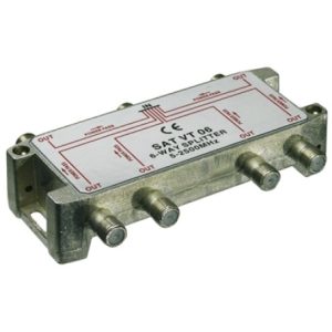 Sat-Verteiler 6-fach / 5-2450 MHz – digital-tauglich