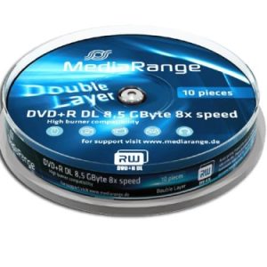 10 St. DVD+R Rohlinge. MediaRange. DoubleLayer