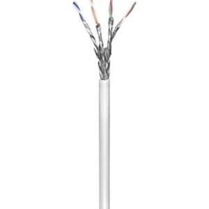 Cat7 geflechtgeschirmt. 500m. grau.starr. LSOH.PIMF