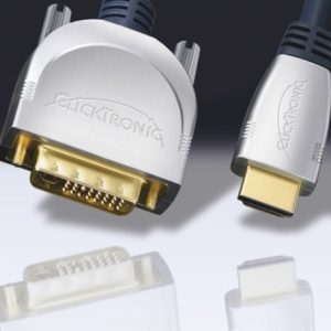 HDMI-Kabel 5.00m. HDMI > DVI Clicktronic