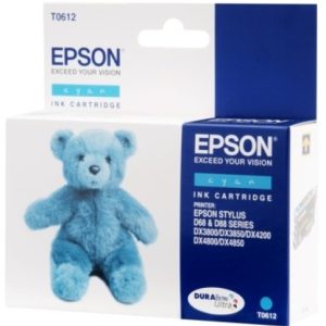original Epson-Tintenpatrone T061240 cyan