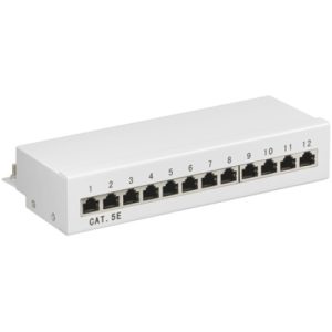 Patch Panel CAT5e 12Port. geschirmt