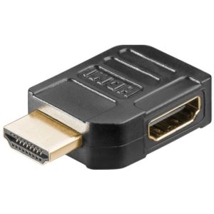 HDMI-Adapter. St.-Bu.. rechtwinklig. Goldkontakte
