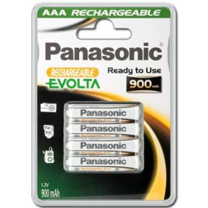 4 Stück AAA-Akkus. 900mAH Panasonic EVOLTA
