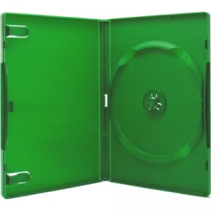 DVD-Hülle. 1 Stück. einfach. green