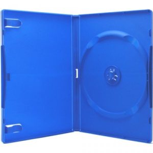 DVD-Hülle. 1 Stück. einfach. blue