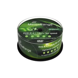 50 St. DVD-R Rohlinge. MediaRange. 16x