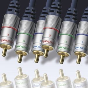 YUV-Komponenten-Kabel 1m. Clicktronic