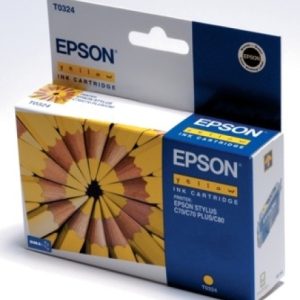 original Epson Tintenpatrone yellow. Art TPE324