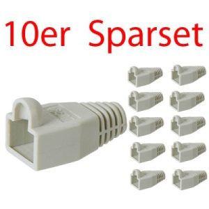 Tülle für RJ45 Stecker. grau
