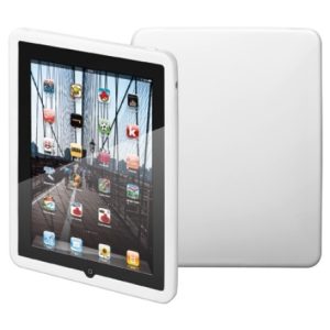 Robuste Silikon Tasche (weiss) für iPad