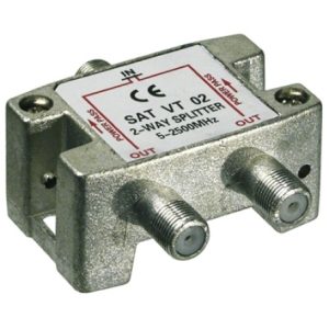 Sat-Verteiler 2-fach / 5-2450 MHz – digital-tauglich