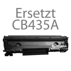 Toner Schwarz XXL Alternativ für HP-Drucker. ersetzt HP CB435A