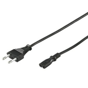 Netzkabel. Eurostecker 230V 180cm. schwarz
